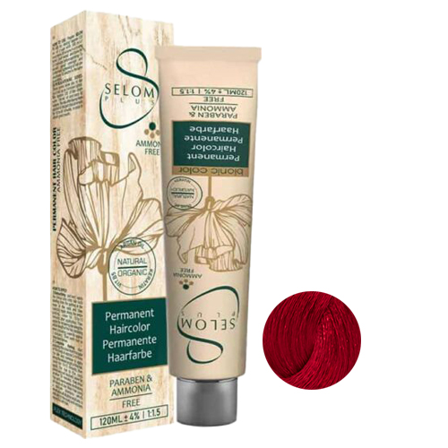 رنگ مو بدون آمونیاک سلوم شماره 66-7 حجم 120 میل رنگ قرمز آتشین