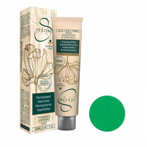 رنگ مو بدون آمونیاک سلوم شماره 88-0 حجم 120 میل رنگ واریاسیون سبز