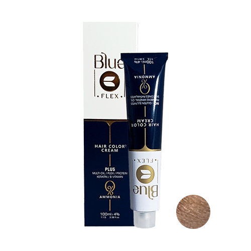 رنگ مو فاقد آمونیاک بلو شماره 7-7 حجم 100میل رنگ بلوند نسکافه ای متوسط