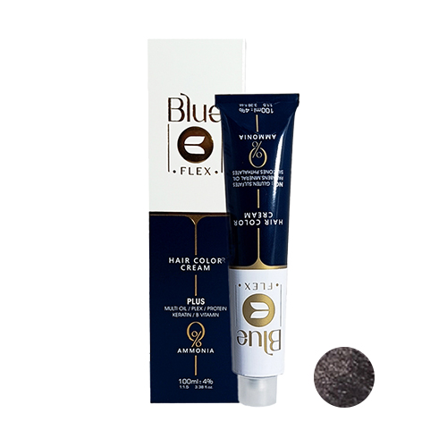 رنگ مو فاقد آمونیاک بلو شماره 10-5 حجم 100میل رنگ قهوه ای خاکستری طبیعی روشن