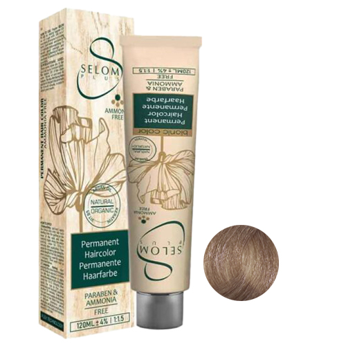 رنگ مو بدون آمونیاک سلوم شماره 0-8 حجم 120 میل رنگ بلوند روشن