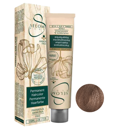 رنگ مو بدون آمونیاک سلوم شماره 23-7 حجم 120 میل رنگ بلوند آپریکات متوسط