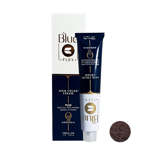 رنگ مو فاقد آمونیاک بلو شماره 0-4 حجم 100میل رنگ قهو ای متوسط