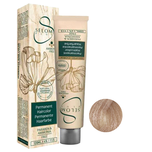 رنگ مو بدون آمونیاک سلوم شماره 0-9 حجم 120 میل رنگ بلوند خیلی روشن