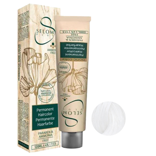 رنگ مو بدون آمونیاک سلوم شماره 000 حجم 120 میل رنگ روشن کننده خنثی