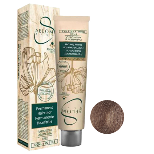 رنگ مو بدون آمونیاک سلوم شماره 31-7 حجم 120 میل رنگ بلوند بژ متوسط